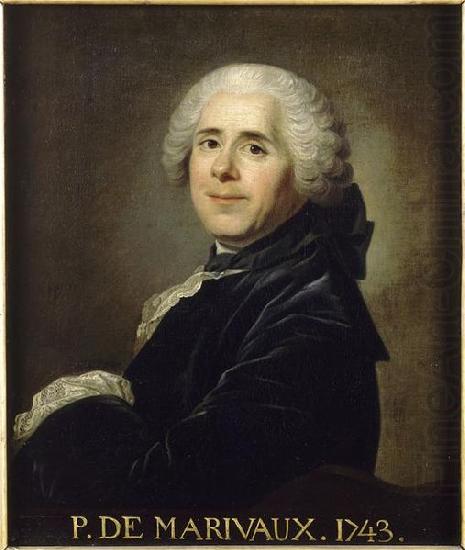 Jean Baptiste van Loo Portrait of Pierre Carlet de Chamblain de Marivaux oil painting picture